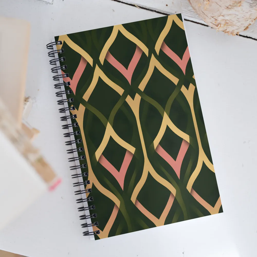 Interwoven Elegance | Spiral Notebook