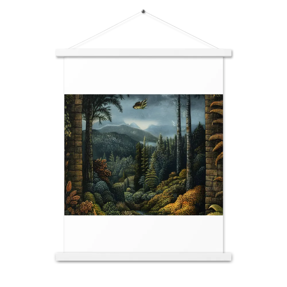 Whispers of the Enchanted Forest | Poster With White Wood Hanger | 18″×24″