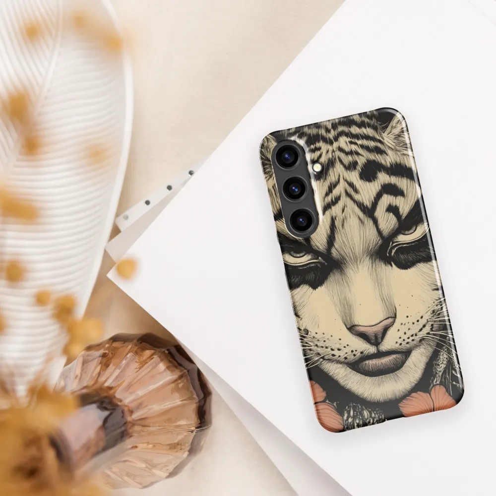 Feline Majesty: The Human-Leopard Connection | Phone Case |  S24 Plus | Snap Case | Glossy