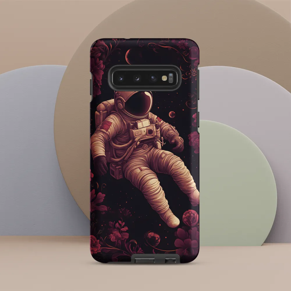 Cosmic Bloom: An Astronaut's Journey