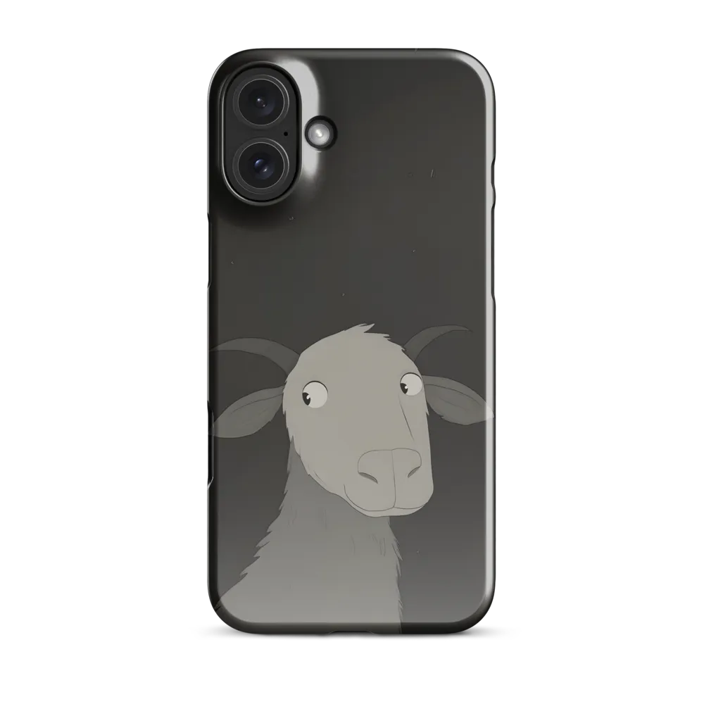 Whimsical Goat in Darkness