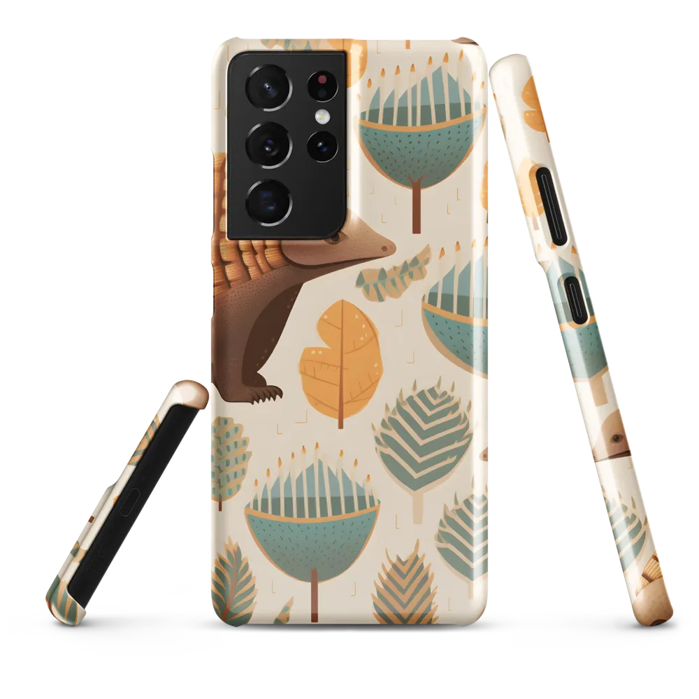 Pangolins in a Whimsical Habitat | Phone Case |  S21 Ultra | Snap Case | Glossy