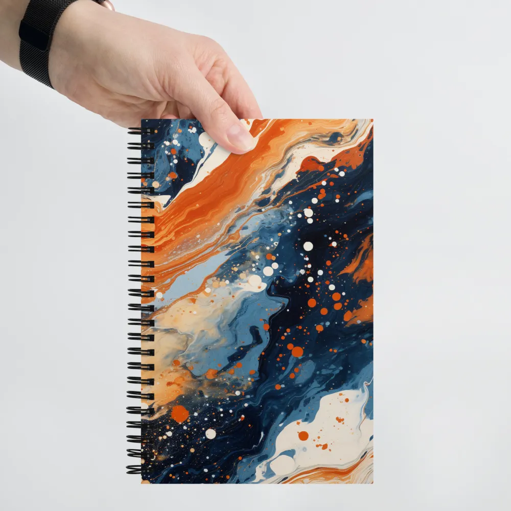 Fluid Dance of Colors | Spiral Notebook