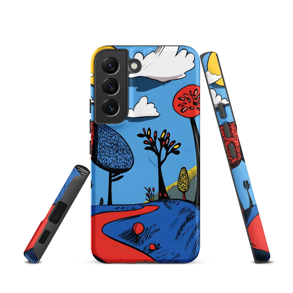A Playful Journey Through Whimsical Woods | Phone Case |  S22 | Tough Case | Matte