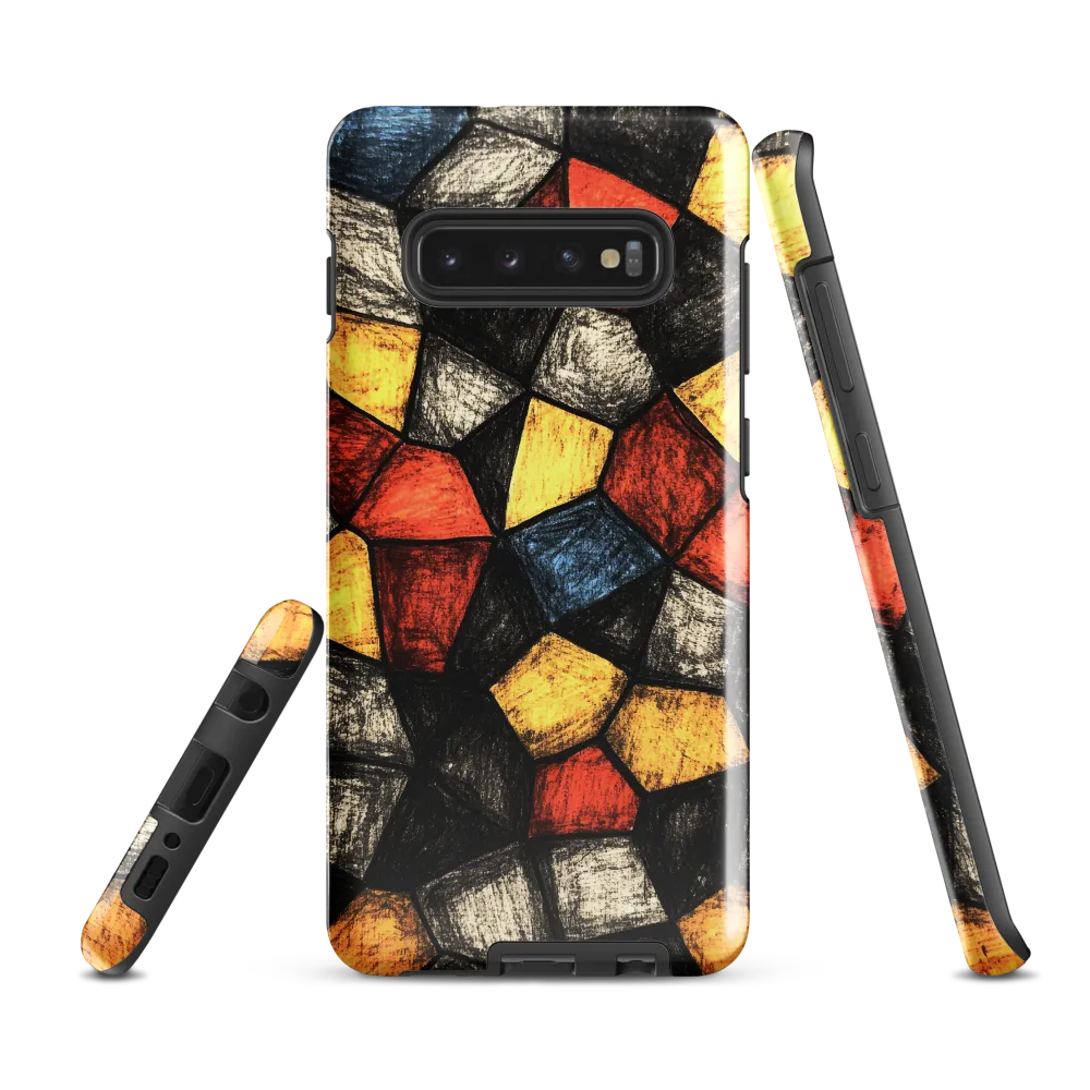 Interwoven Geometry | Phone Case |  S10 Plus | Tough Case | Glossy