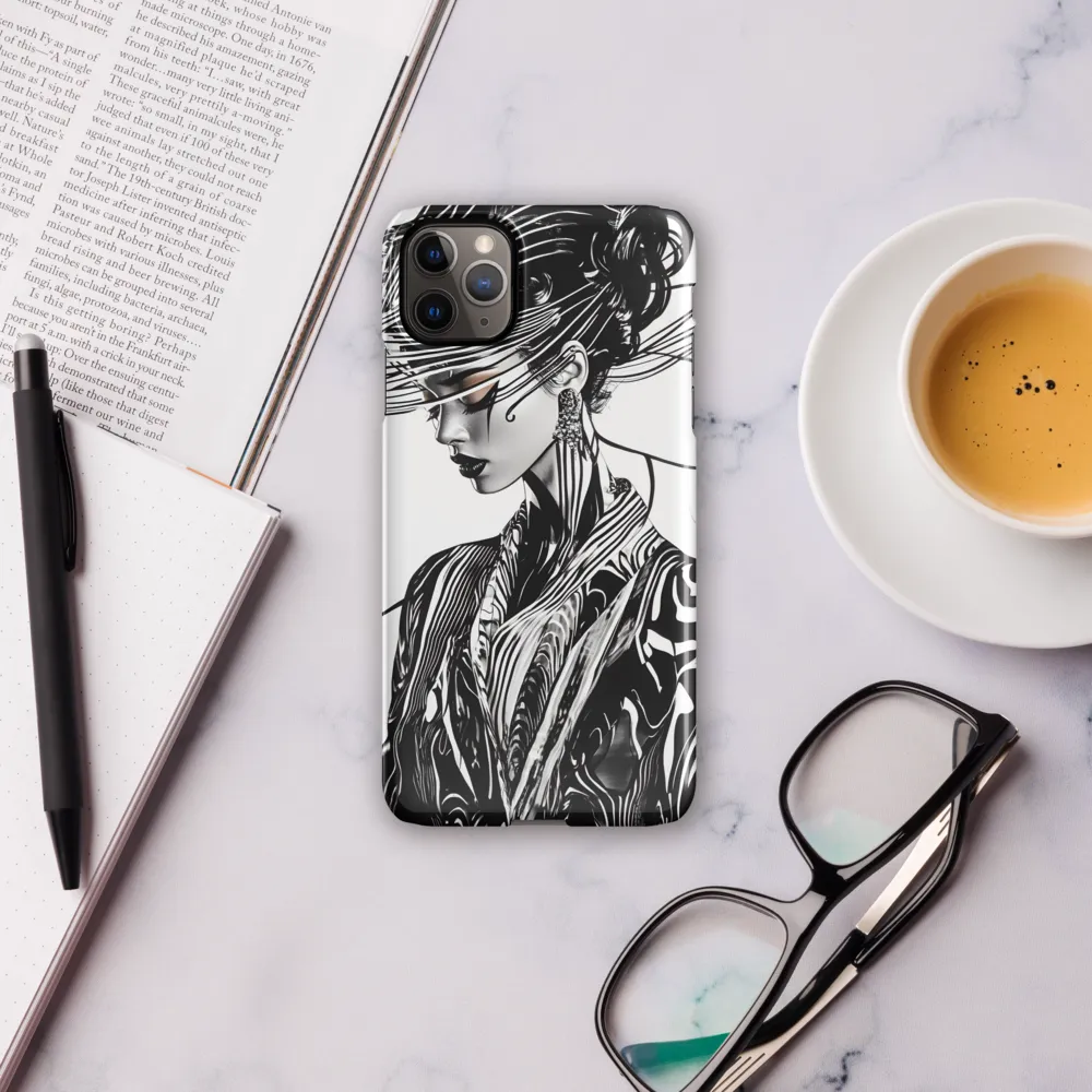 Elegance in Black and White | Phone Case |  11 Pro Max | Snap Case | Glossy