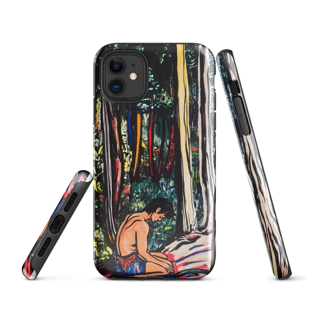Contemplation in Nature | Phone Case |  11 | Tough Case | Glossy