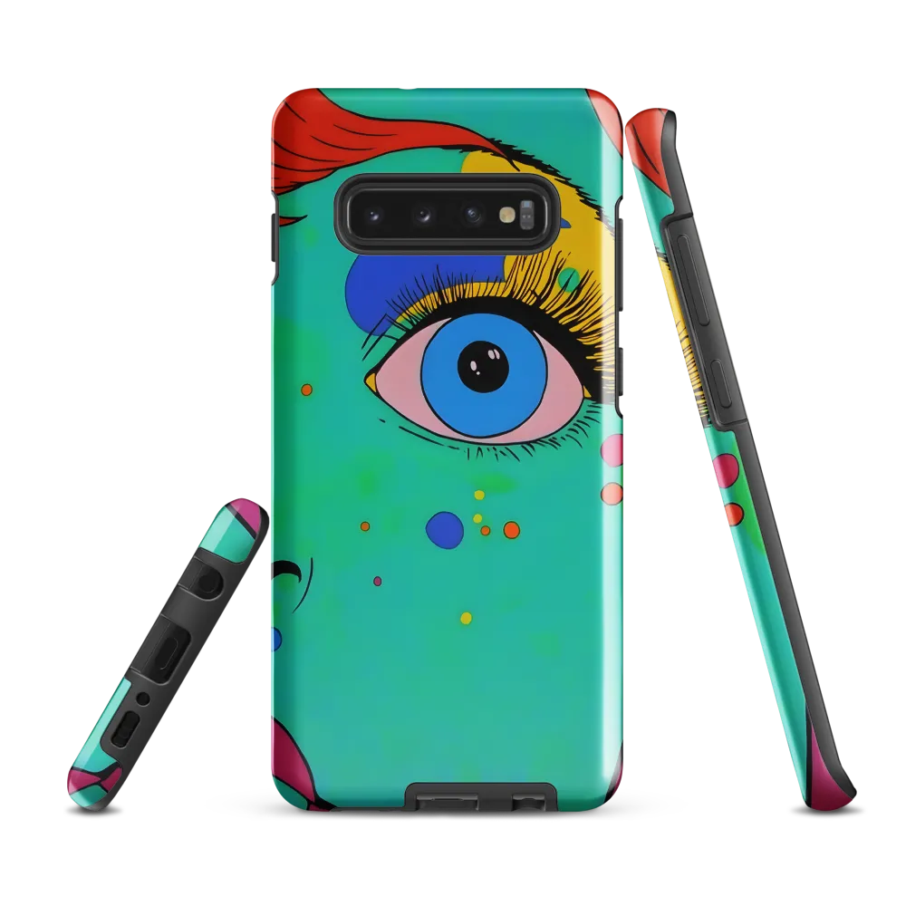 Vibrant Gaze | Phone Case |  S10 Plus | Tough Case | Glossy