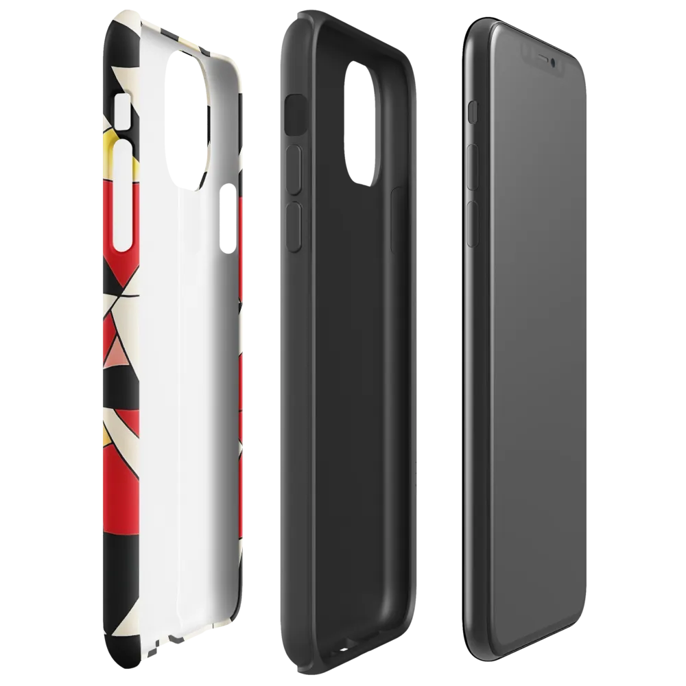 Dynamic Geometric Harmony | Phone Case |  11 Pro Max | Tough Case | Glossy