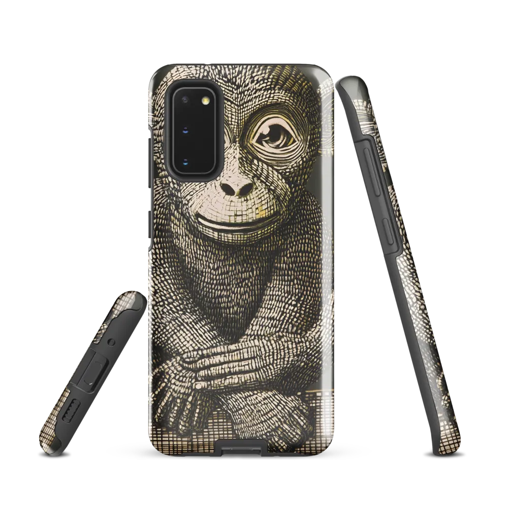 Intricate Primate Portrait