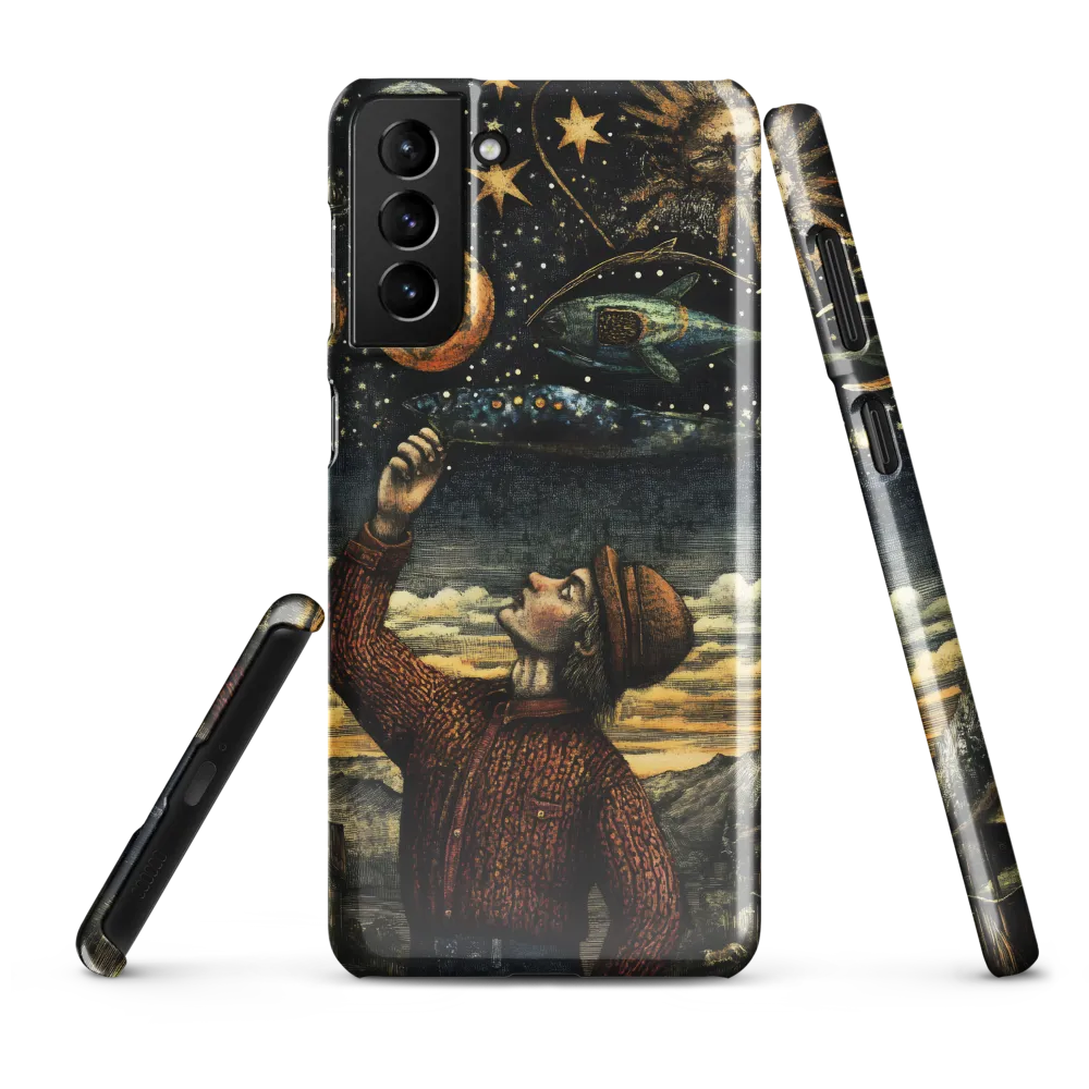 Cosmic Curiosity: A Journey Beyond Earth | Phone Case |  S21 Plus | Snap Case | Glossy