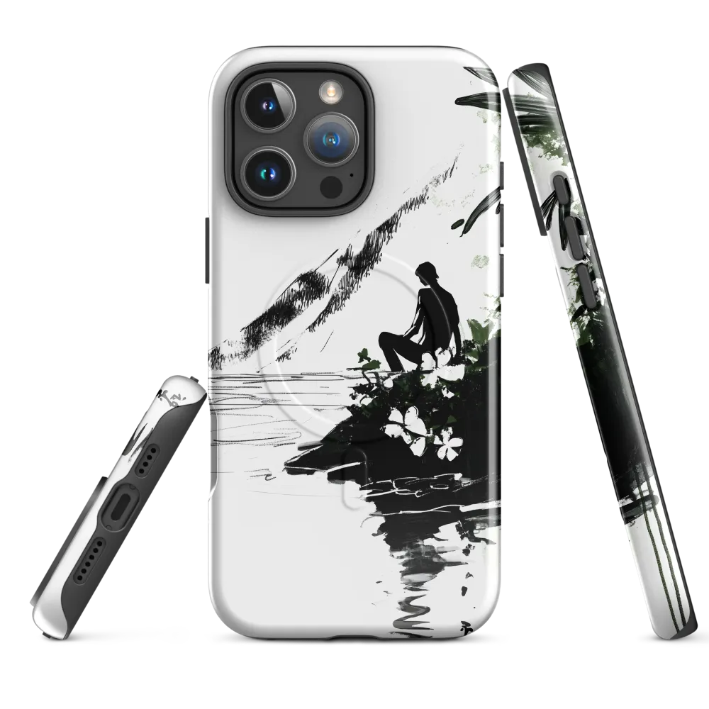 Contemplation by the Water | Phone Case |  16 Pro Max | MagSafe® Tough Case | Glossy