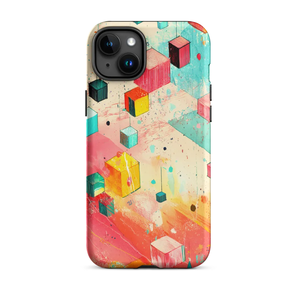 Suspended Cubes in Colorful Abstraction