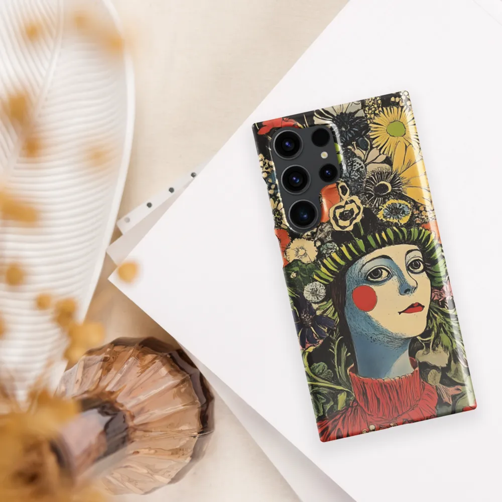 Floral Whimsy: A Portrait of Nature's Embrace