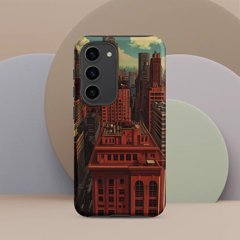 Urban Reverie: A Journey Through the City | Phone Case |  S23 | Tough Case | Matte
