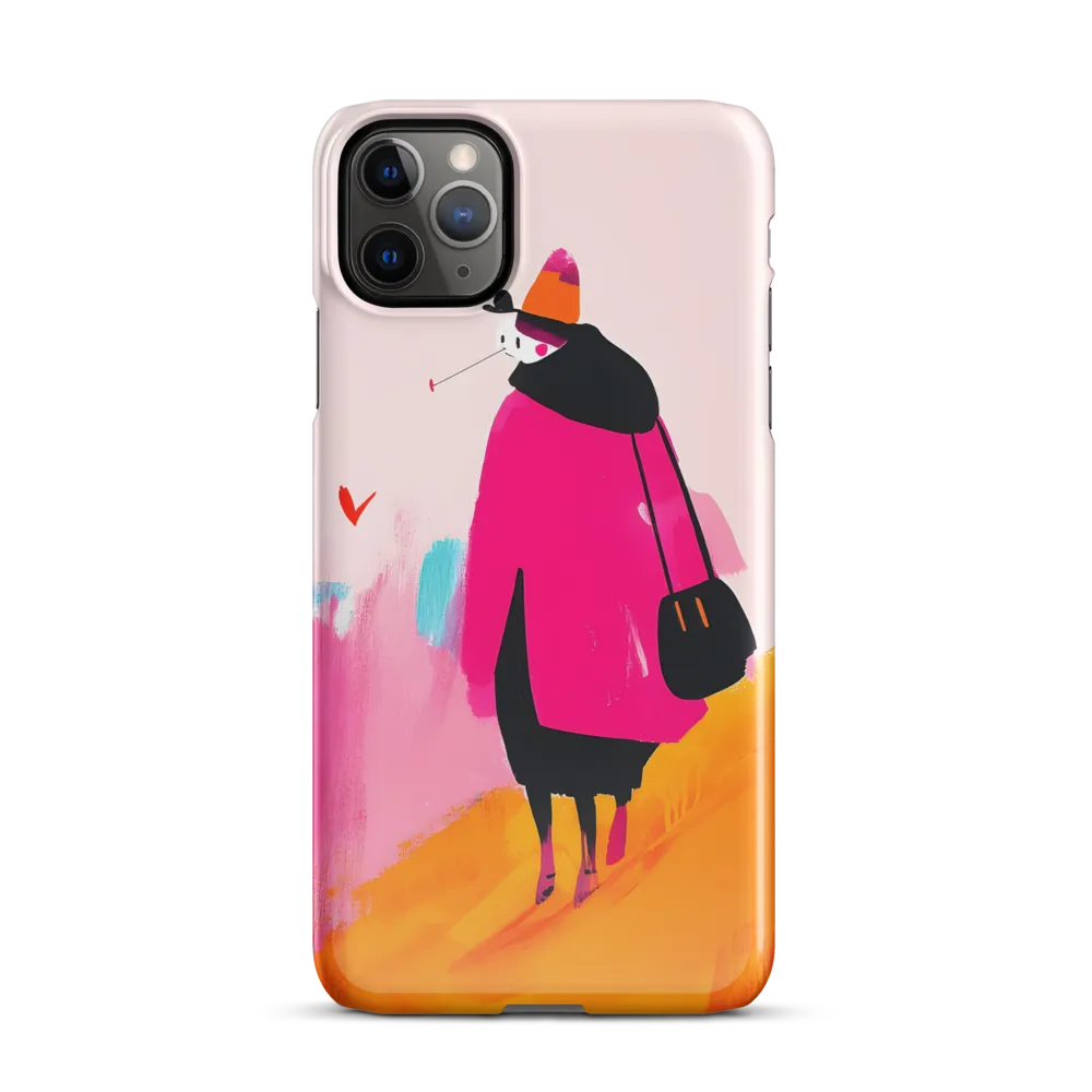 Wanderer in Pink | Phone Case |  11 Pro Max | Snap Case | Glossy