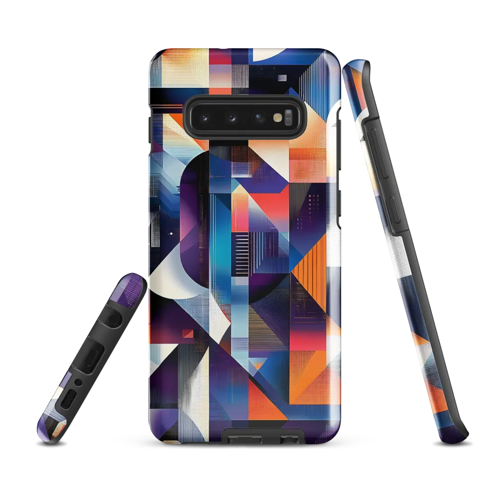 Geometric Symphony | Phone Case |  S10 Plus | Tough Case | Glossy