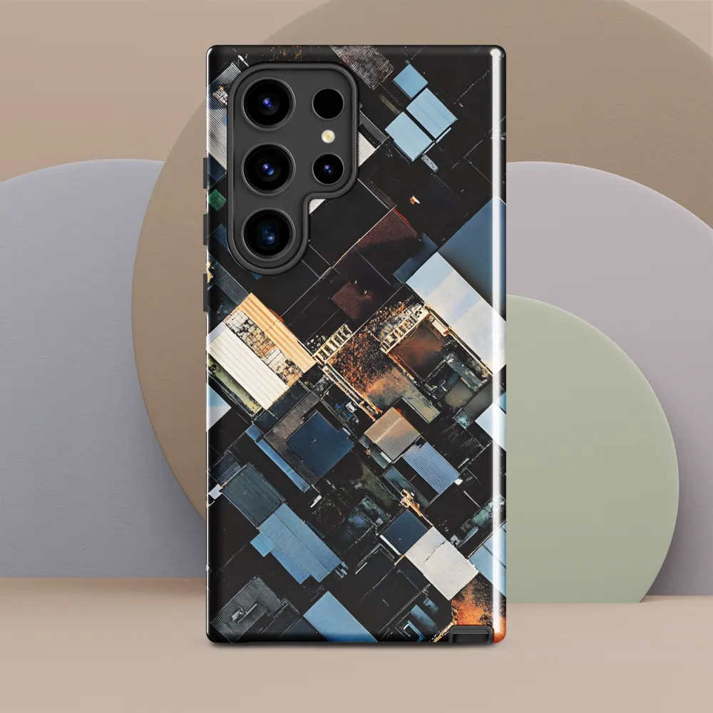 Urban Mosaic from Above | Phone Case |  S24 Ultra | Tough Case | Glossy