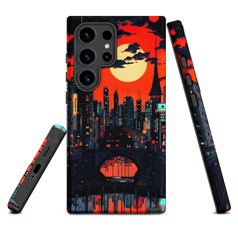 Nightfall in a Neon City