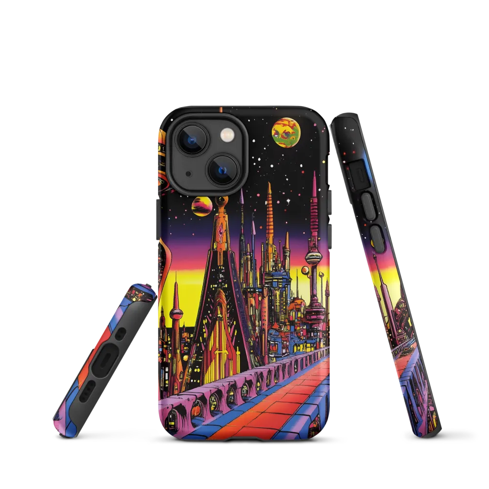 Futuristic Cosmos: A Journey Through Neon Cities
