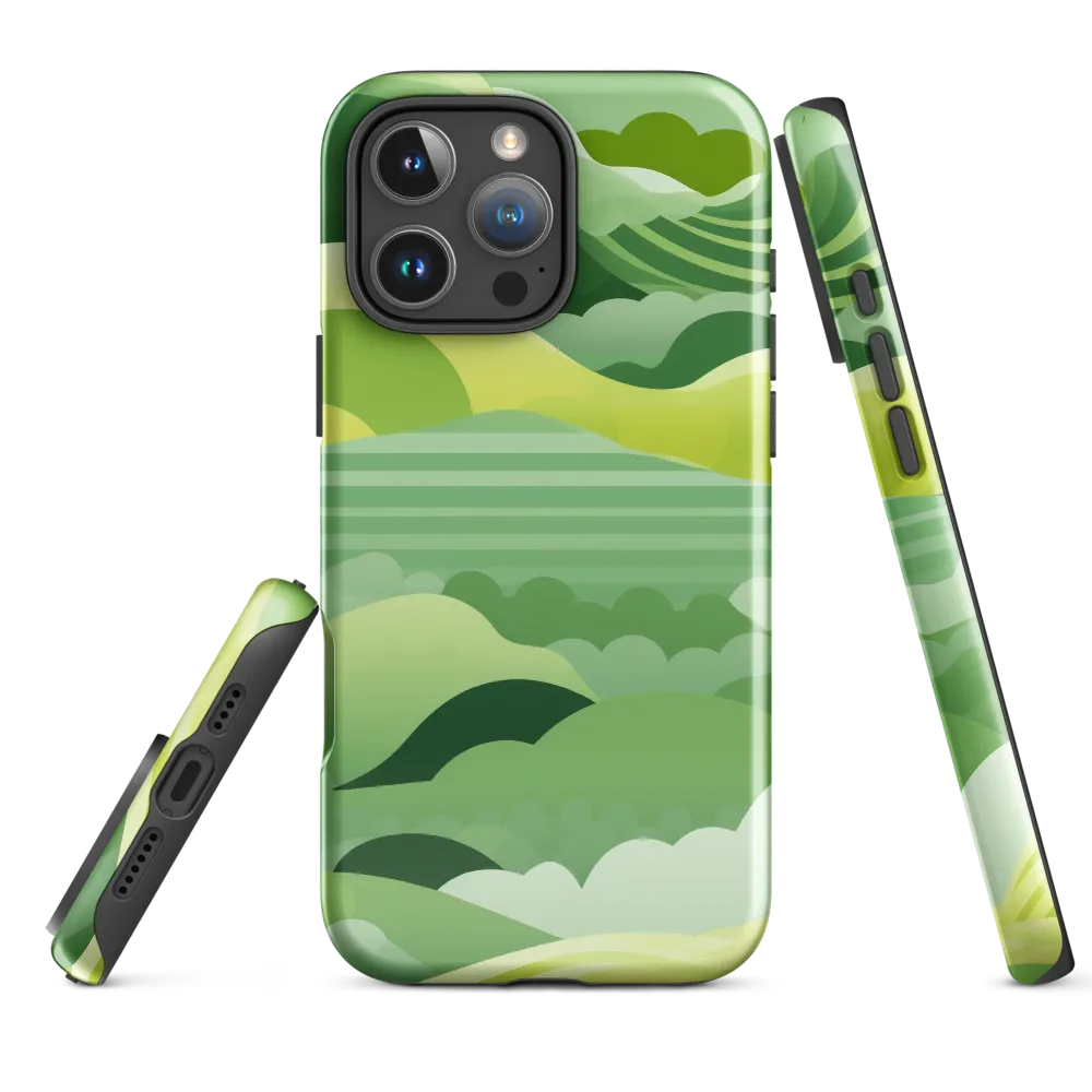 Tranquility in Green Waves