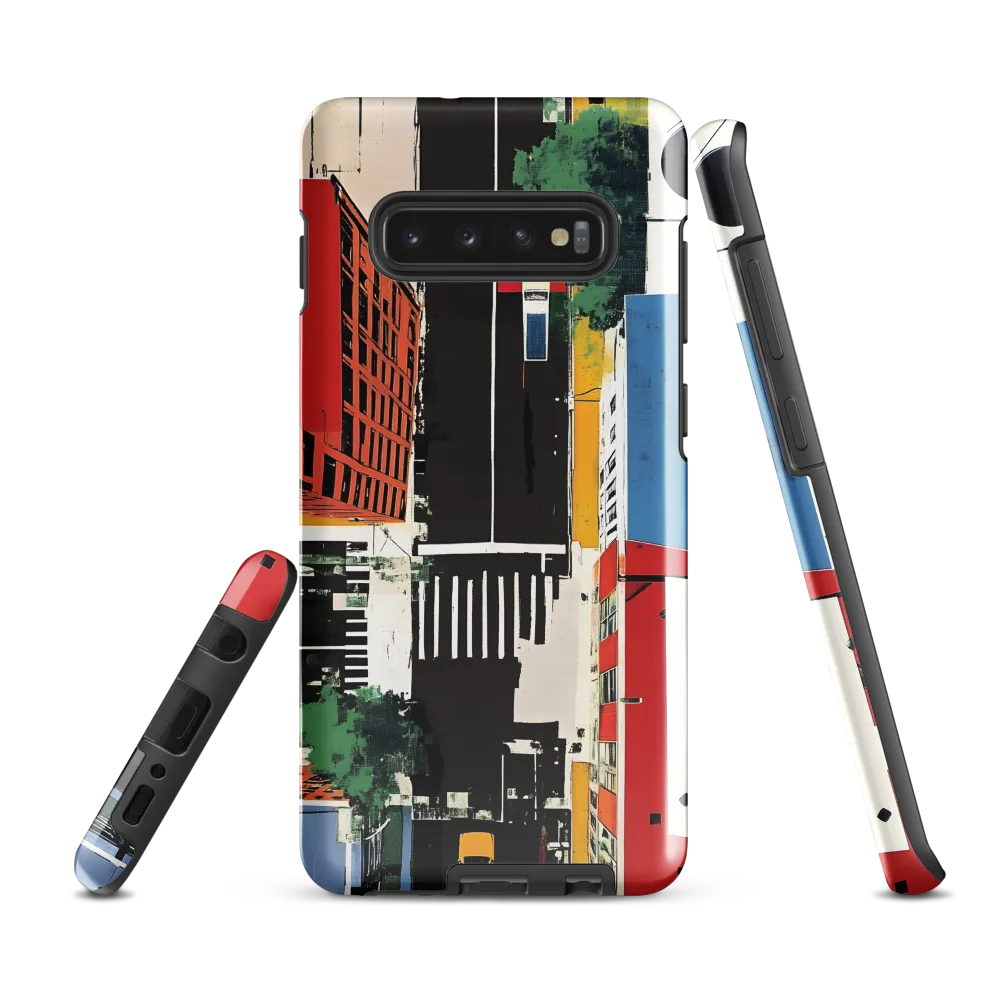 Aerial Urban Symphony | Phone Case |  S10 Plus | Tough Case | Glossy