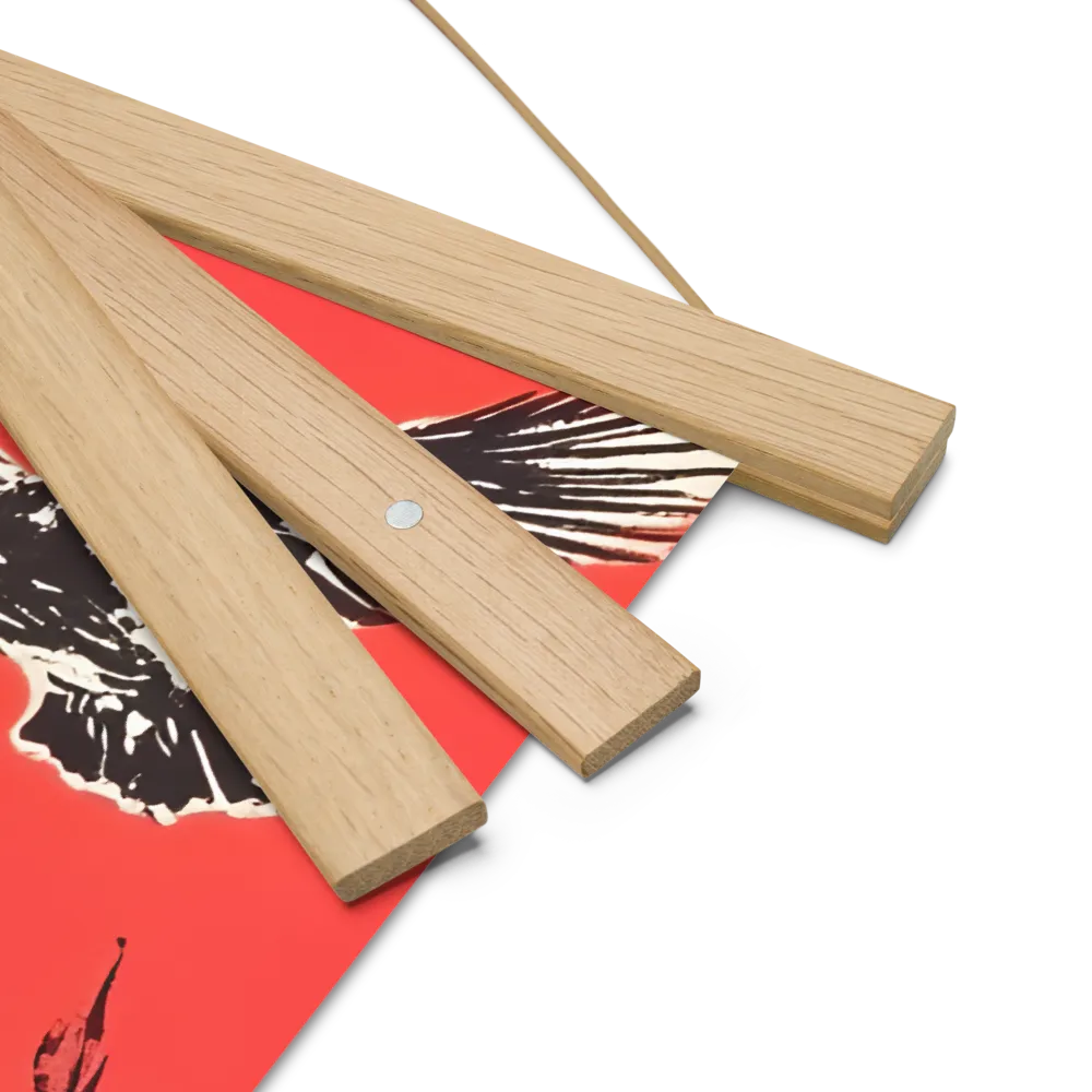Journey Beyond the Horizon | Poster With Oak Wood Hanger | 18″×18″