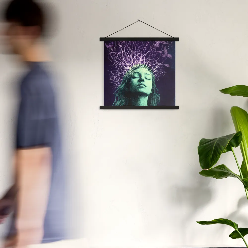 Whispers of Freedom | Poster With Black Wood Hanger | 18″×18″