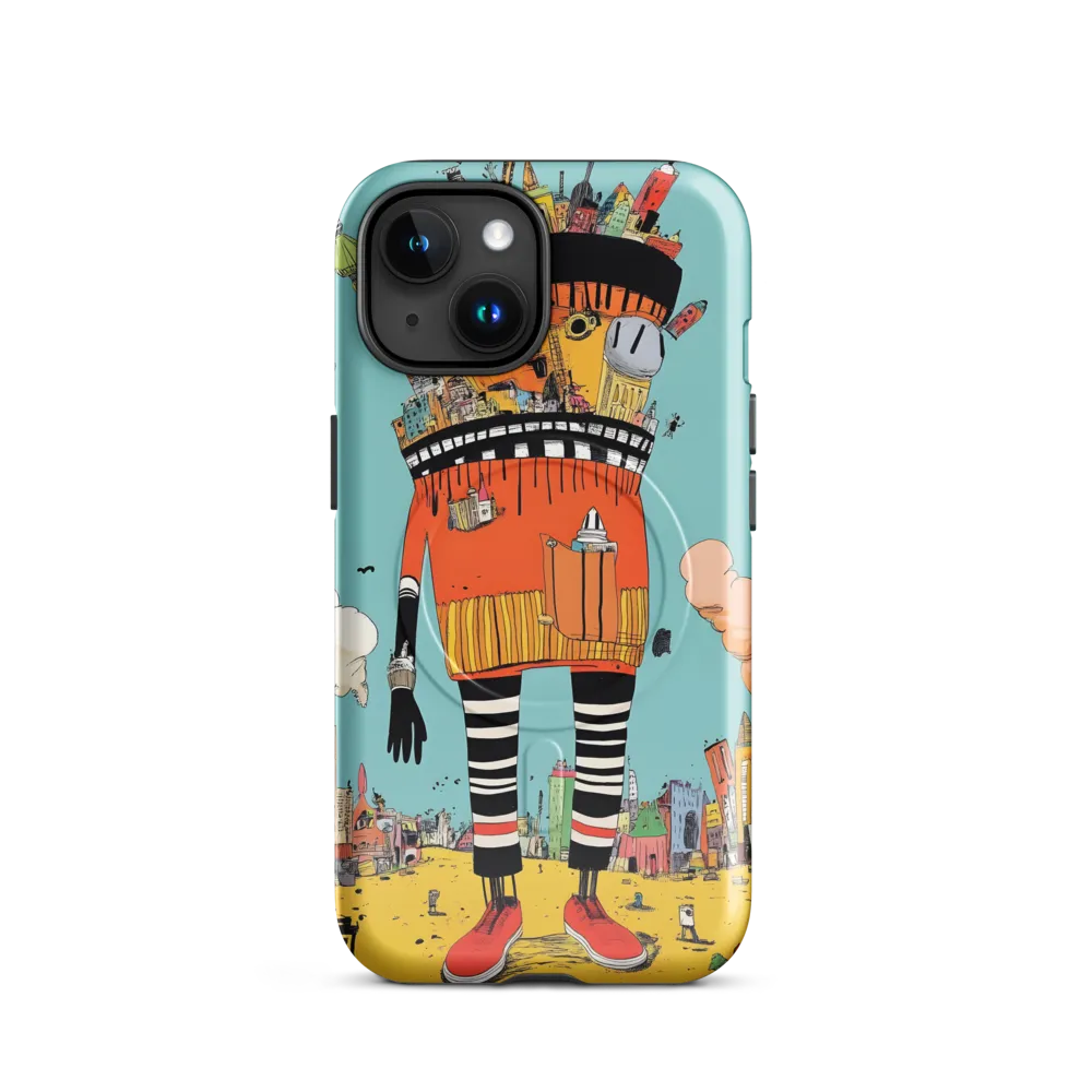 Urban Fantasia: A Whimsical Encounter | Phone Case |  15 | MagSafe® Tough Case | Glossy