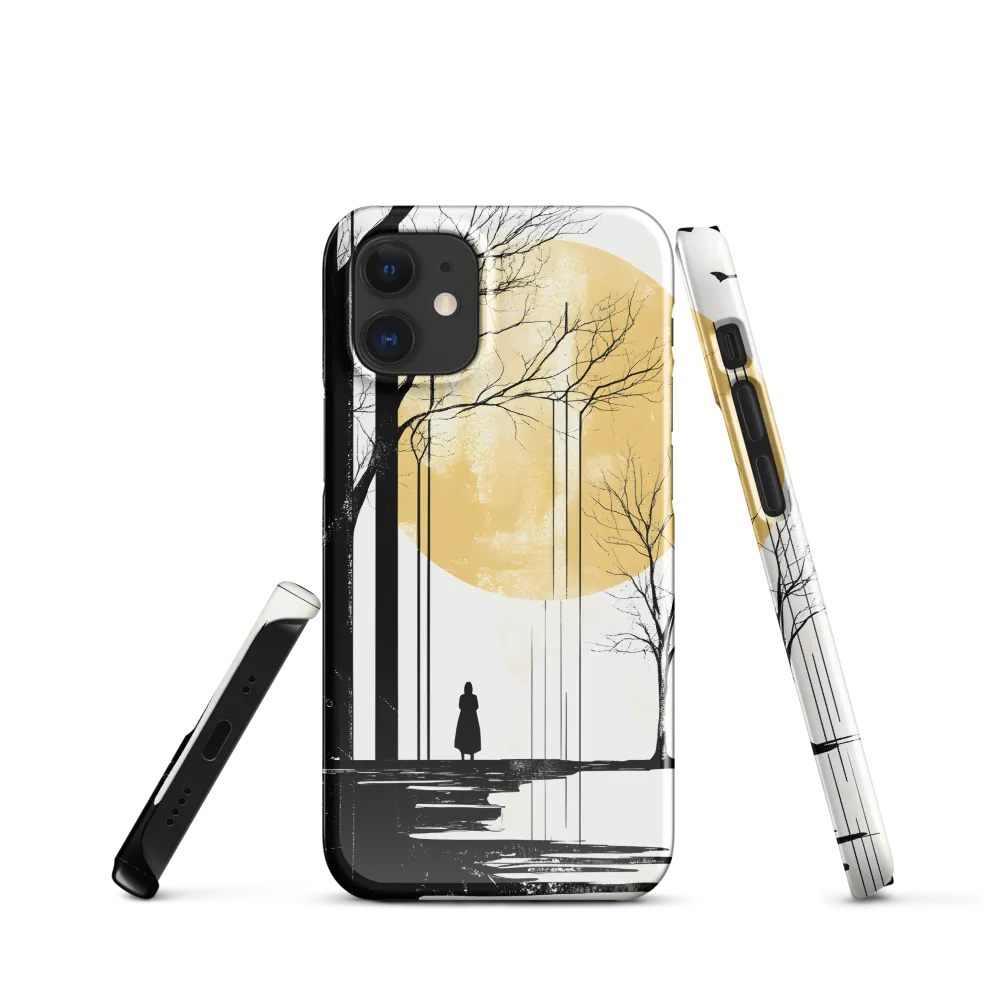 Solitude Under the Yellow Sun | Phone Case |  12 Mini | Snap Case | Glossy