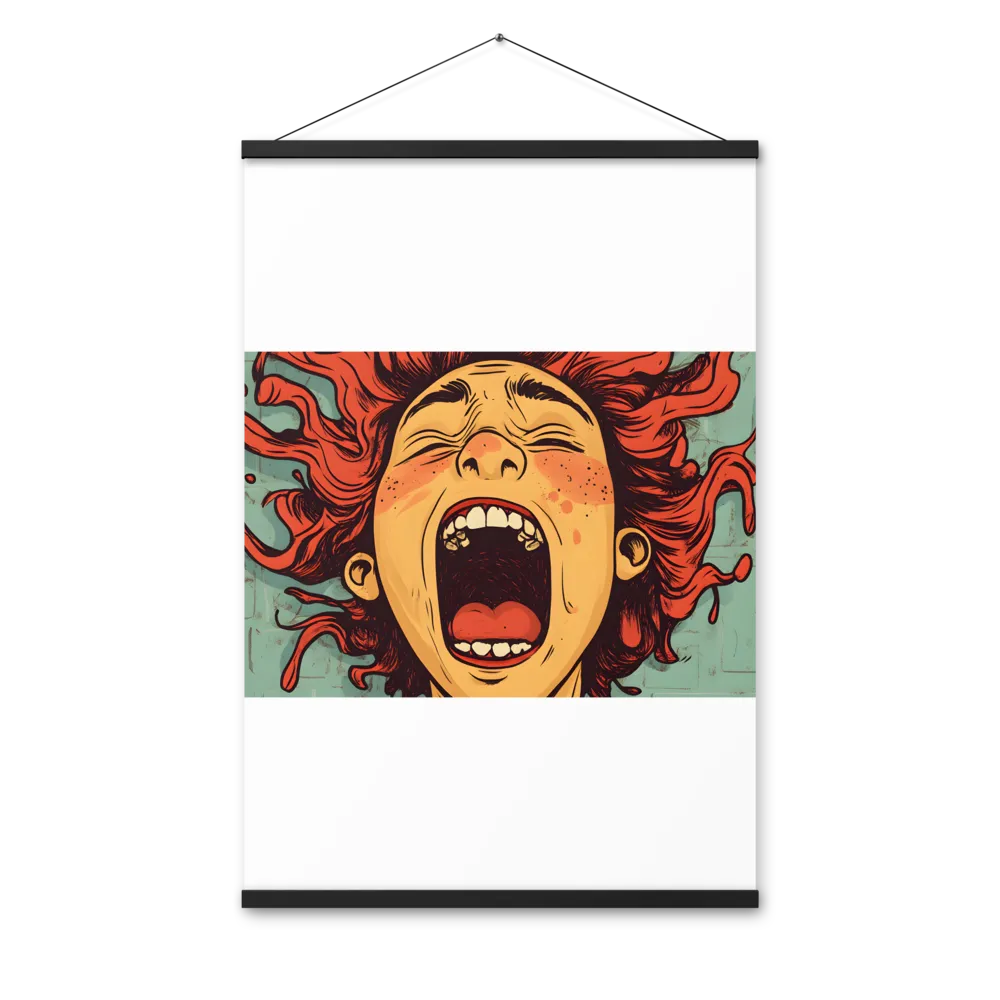Fury Unleashed | Poster With Black Wood Hanger | 24″×36″