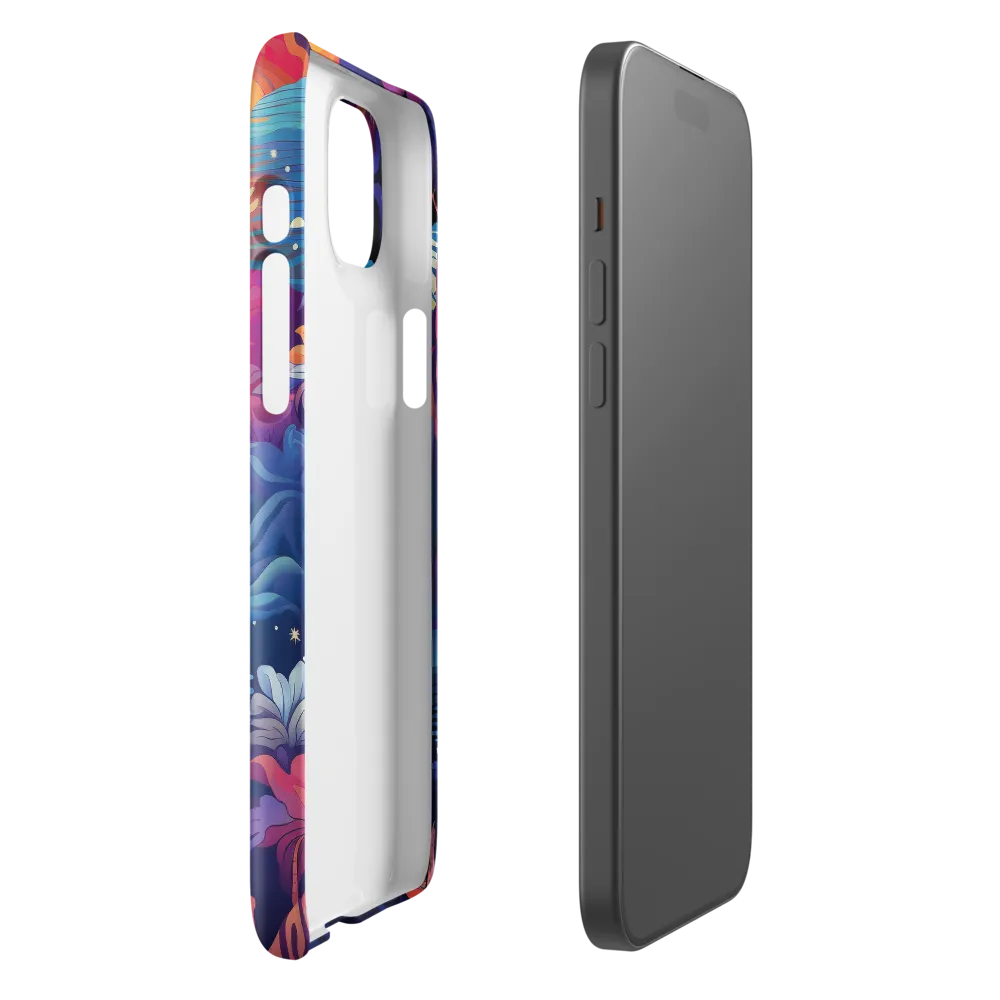 Tropical Dreamscape | Phone Case |  15 Plus | Snap Case | Glossy
