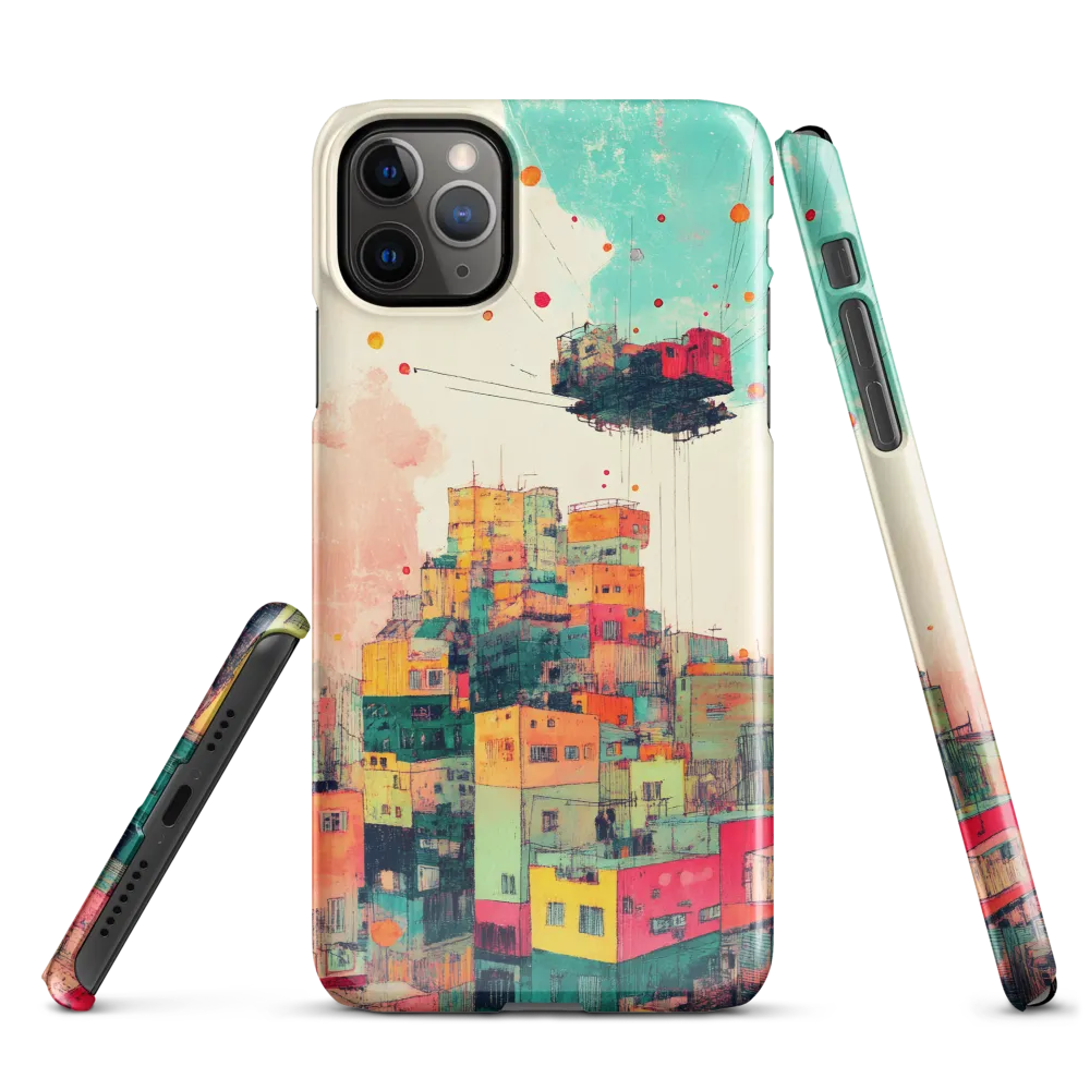 Whimsical Cityscape: A Surreal Journey | Phone Case |  11 Pro Max | Snap Case | Glossy