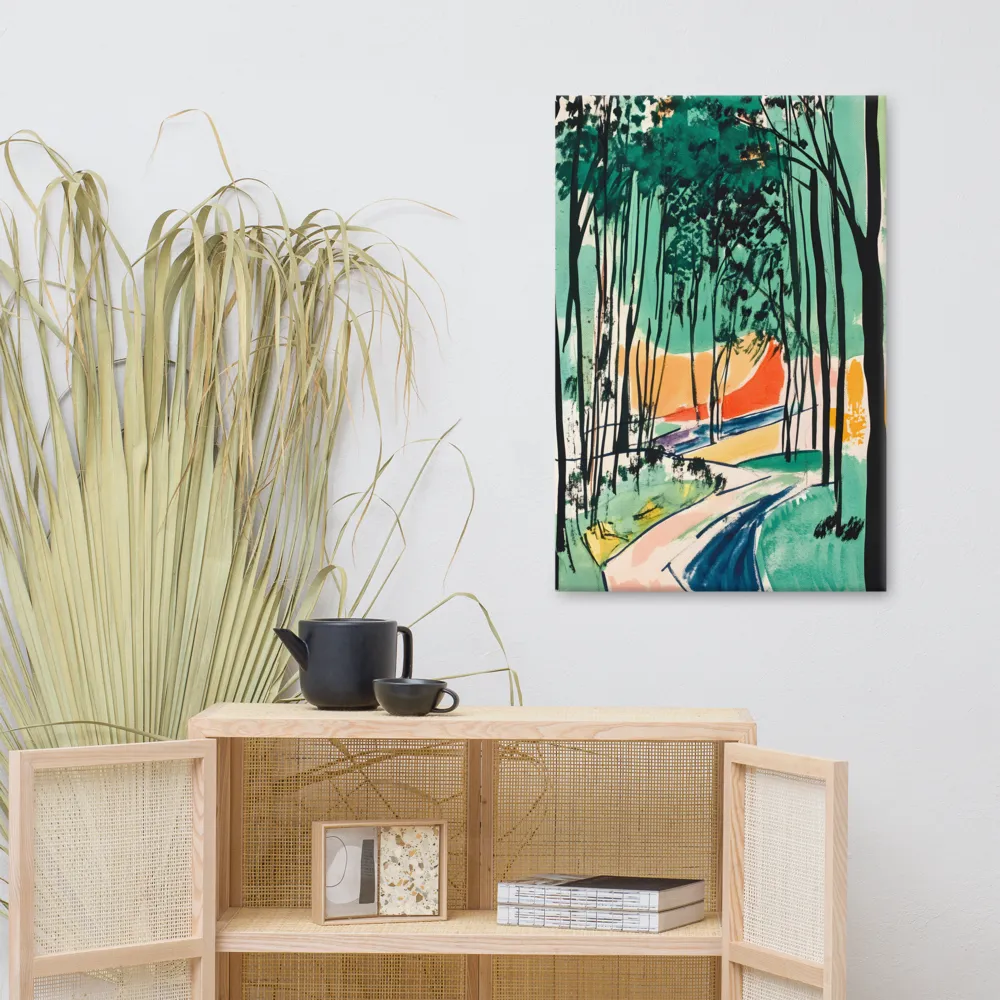 Winding Path Through the Forest | Canvas | 24″×36″