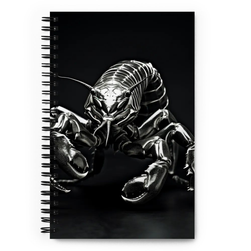 Lobster in Metallic Splendor | Spiral Notebook