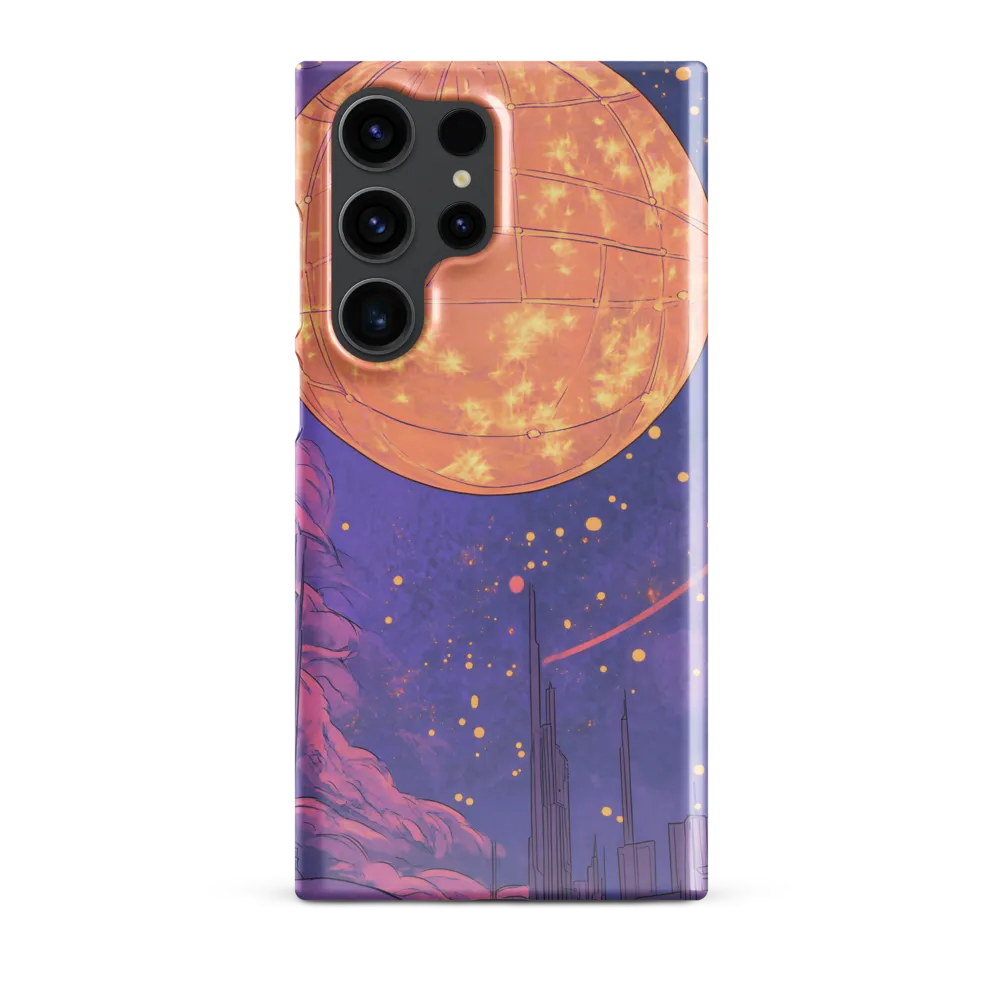 Celestial Cityscape: A Dance of Colors