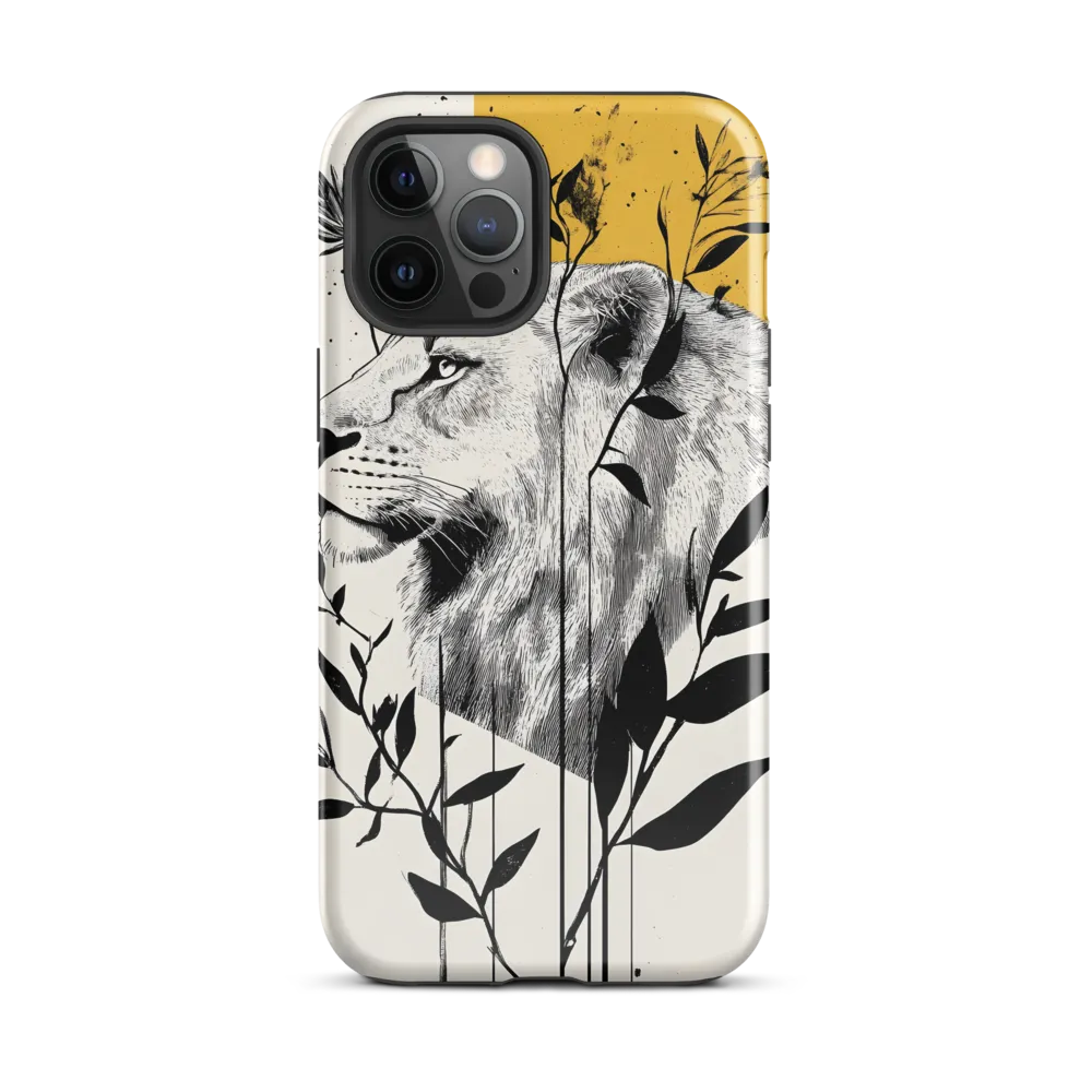 Regal Serenity: The Lion and Flora