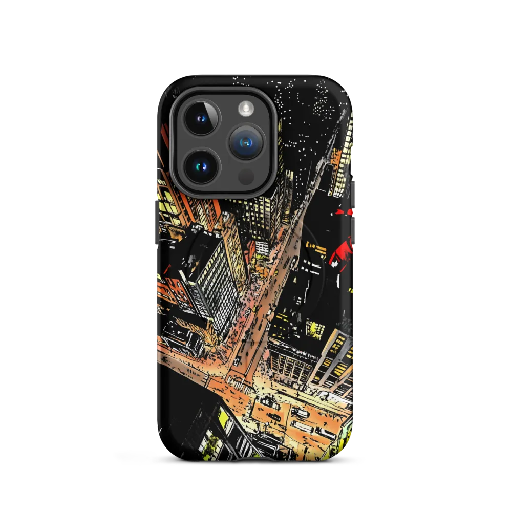 Urban Nightscape: A Bird's-eye View