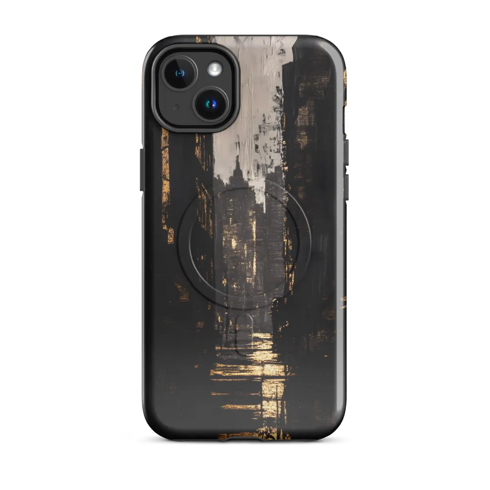 Whispers of Gold | Phone Case |  14 Plus | MagSafe® Tough Case | Glossy