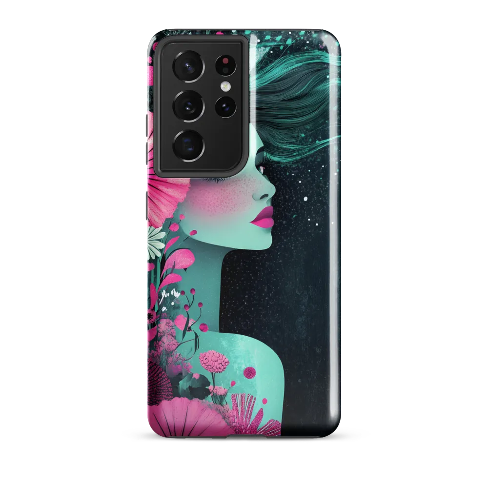 Floral Harmony: Portrait of Serenity