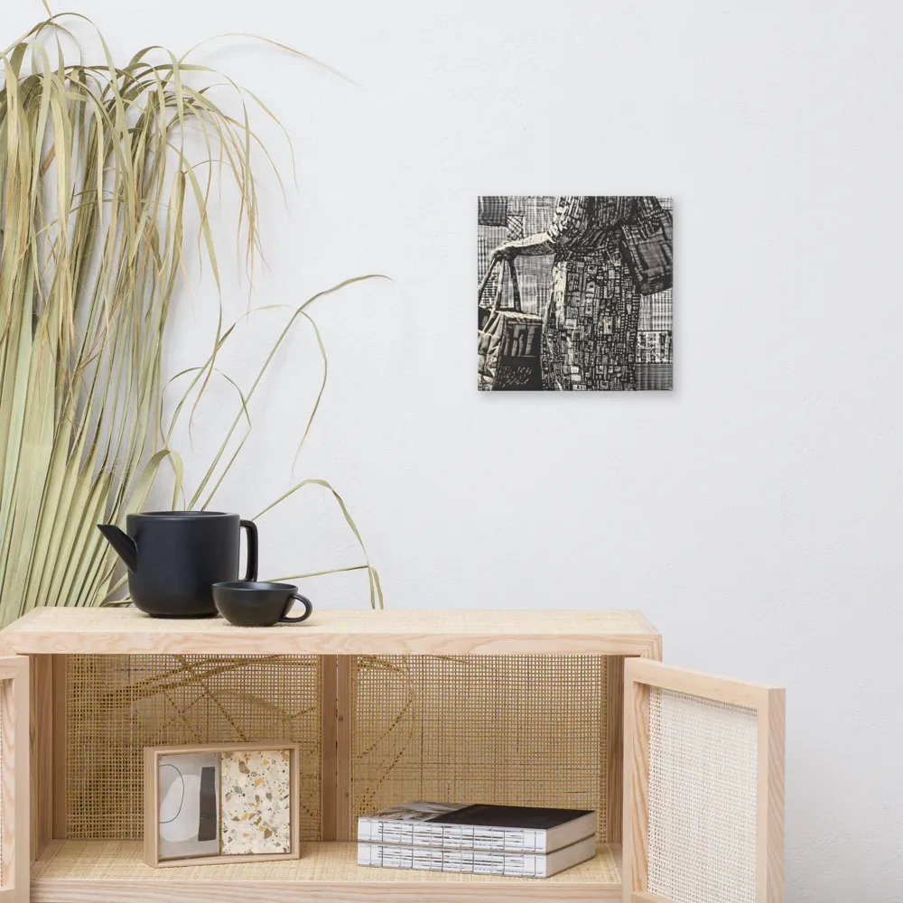 Urban Reflections: A Shopping Narrative | Canvas | 12″×12″