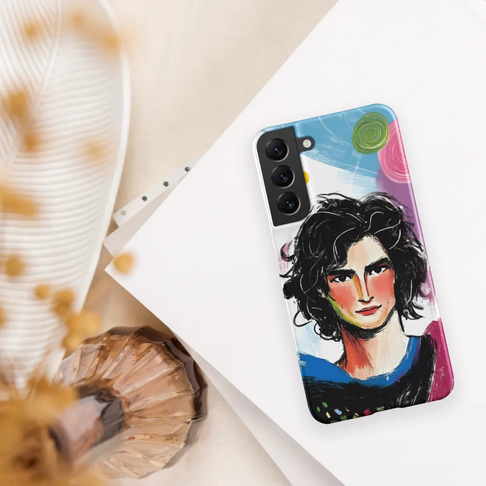 Vibrant Portrait of Youth | Phone Case |  S22 Plus | Snap Case | Matte