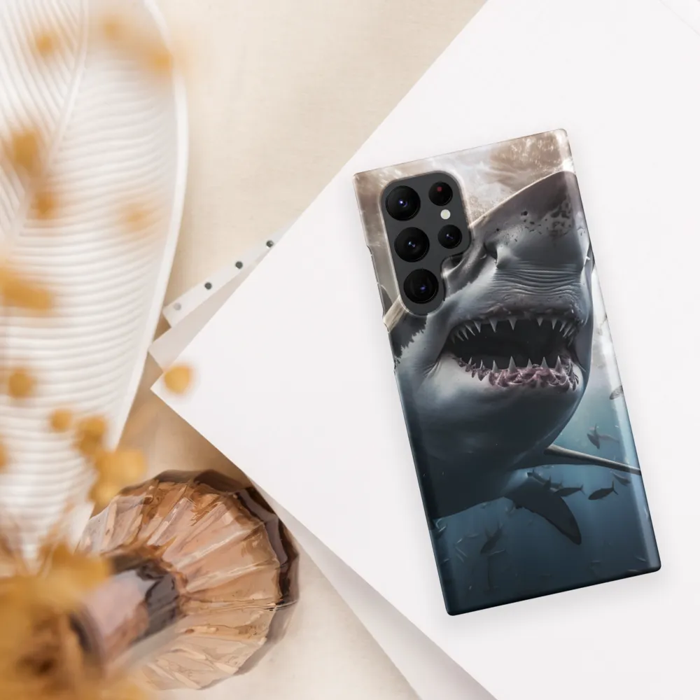 The Apex Predator: An Underwater Encounter | Phone Case |  S22 Ultra | Snap Case | Matte