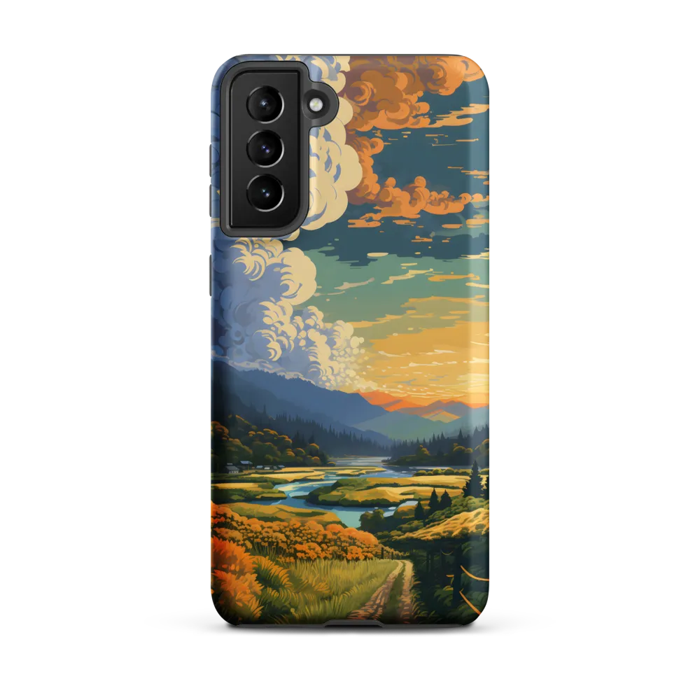 Tranquil Valley at Dusk