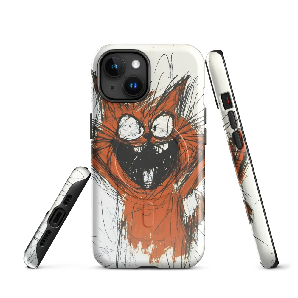 Joyful Cat Creation | Phone Case |  15 | MagSafe® Tough Case | Glossy