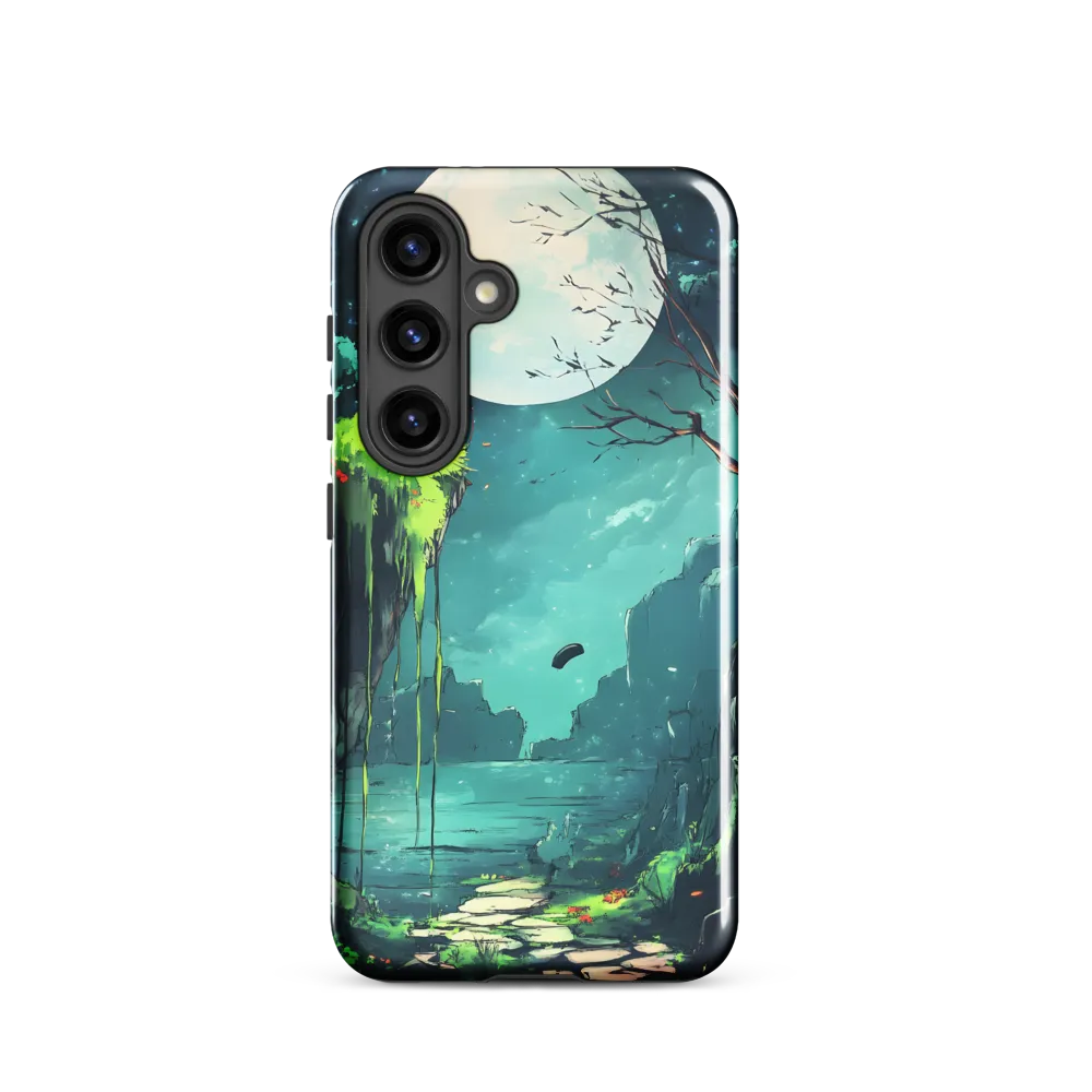 Moonlit Serenity: A Fantastical Landscape