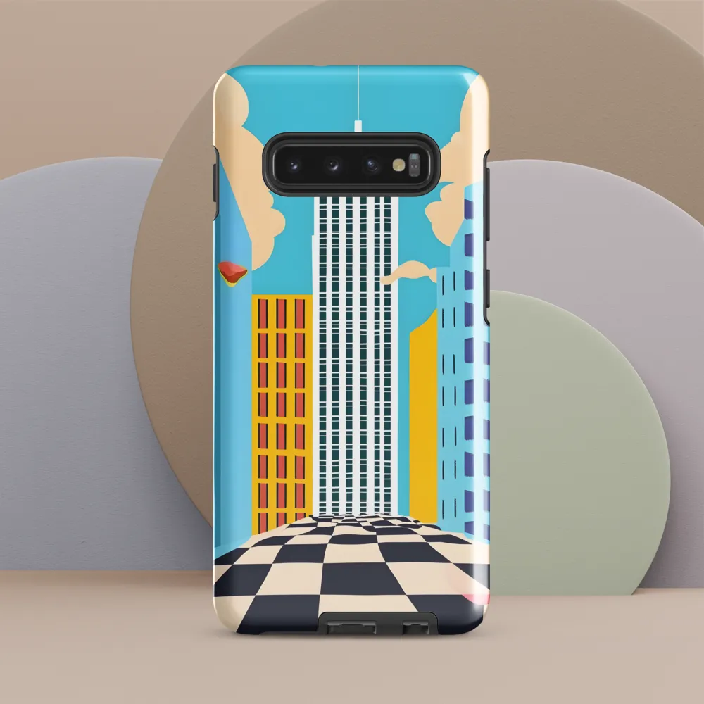 Vibrant Urban Dreamscape | Phone Case |  S10 Plus | Tough Case | Glossy