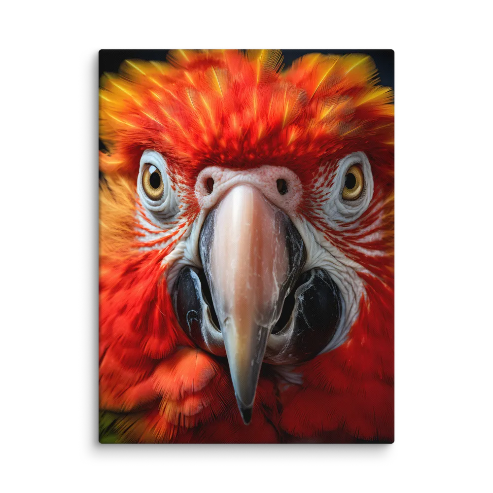 The Fiery Gaze of the Parrot