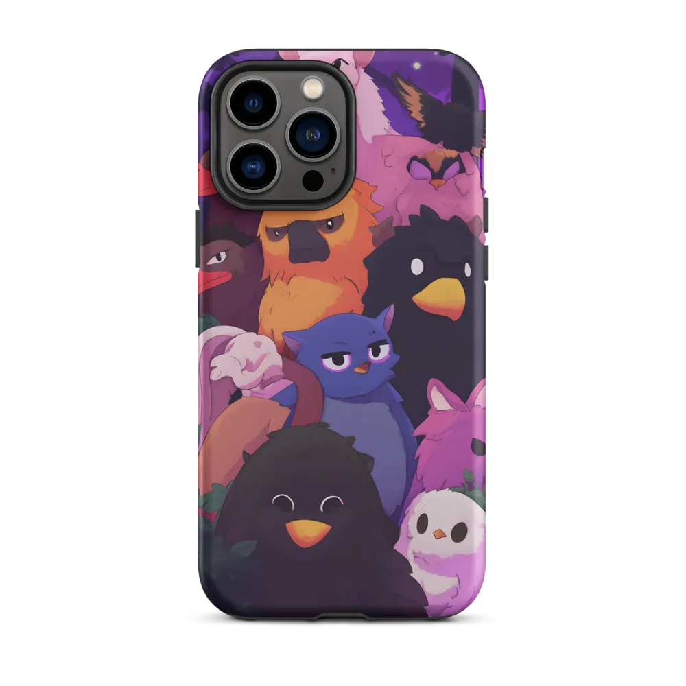 Whimsical Avian Gathering