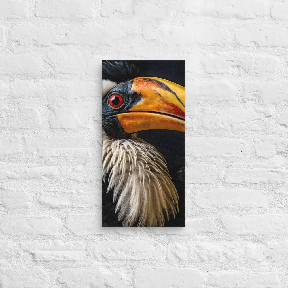 Majestic Hornbill Portrait | Canvas | 10″×20″